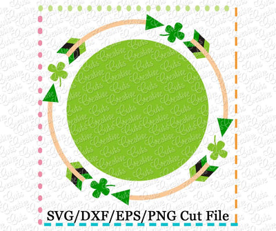 Tribal Clover Shamrock Cut File Creative Appliques 