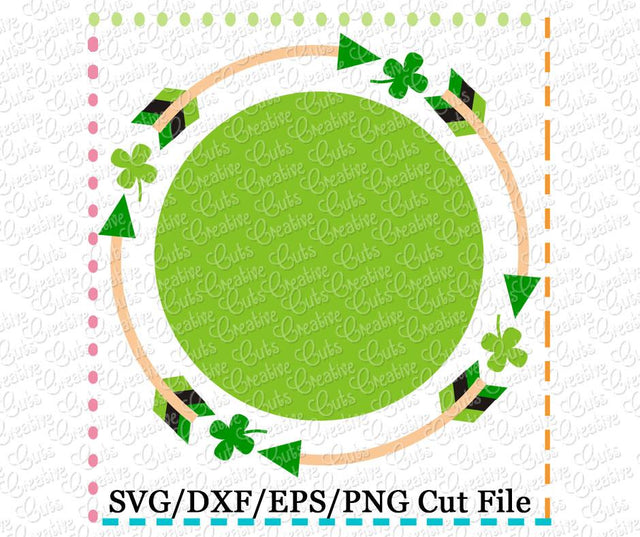 Tribal Clover Shamrock Cut File Creative Appliques 