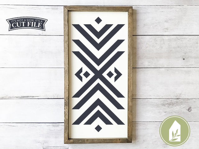 Tribal SVG | Geometric SVG | Bohemian Decor | Modern Farmhouse Sign | Design 3 SVG LilleJuniper 