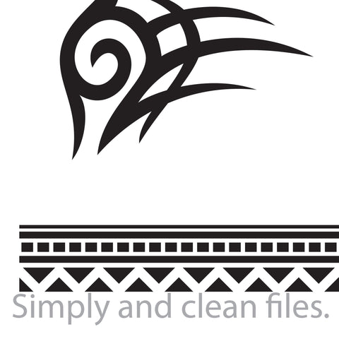 Tribal Tattoo Art design elements SVG TribaliumArtSF 