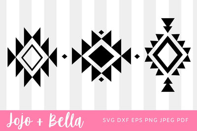 Tribal tiles, aztec Pattern, bundle SVG, tribal Pattern SVG, Aztec SVG, Tribal tattoo, Pattern Aztec cut file SVG Jojo&Bella 