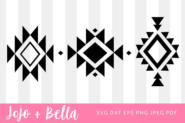 Tribal tiles, aztec Pattern, bundle SVG, tribal Pattern SVG, Aztec SVG, Tribal tattoo, Pattern Aztec cut file SVG Jojo&Bella 