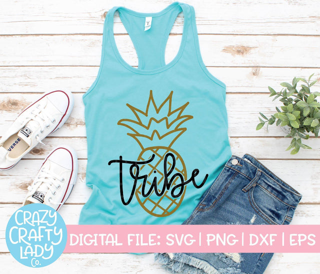Tribe Pineapple | Bachelorette SVG Cut File SVG Crazy Crafty Lady Co. 
