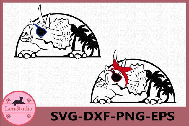 Triceratops Svg SVG Lerastudio 