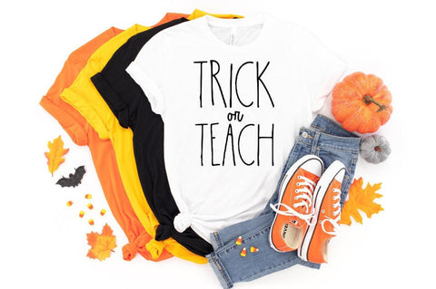 Trick Or Teach Funny Halloween Teacher SVG SVG Simply Cutz 