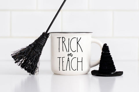 Trick Or Teach Funny Halloween Teacher SVG SVG Simply Cutz 