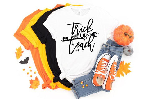 Trick Or Teach Halloween SVG SVG Pickled Thistle Creative 