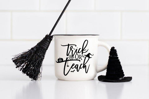Trick Or Teach Halloween SVG SVG Pickled Thistle Creative 