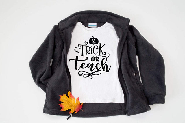 Trick Or Teach Halloween SVG SVG Simply Cutz 