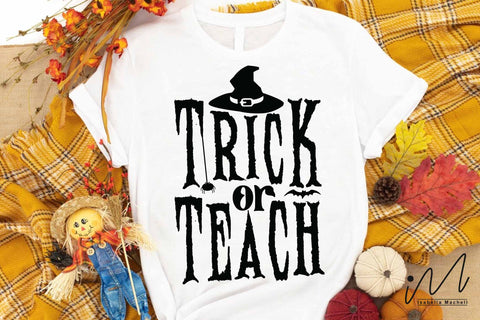 Trick or Teach svg, Halloween teacher svg, cool teacher svg SVG Isabella Machell 
