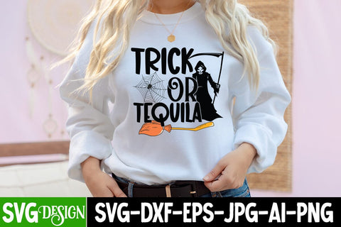 Trick or TeQuila SVG Cut File, Trick or TeQuila SVG Design, Trick or TeQuila Sublimation PNG, Halloween SVG Cut File, Halloween SVG bundle, Halloween Quotes SVG ,Halloween SVG Sublimation Design, Trick or Treat SVG SVG BlackCatsMedia 