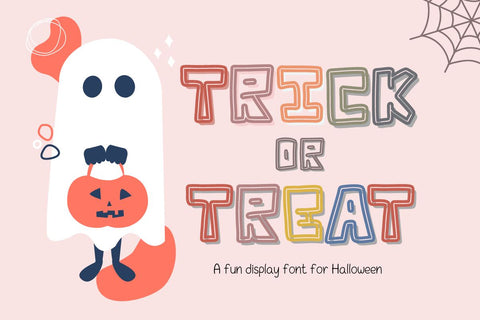 Trick or Treat - A Cute Display Font Font ChiraaDesign 