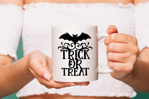 Trick Or Treat Bat Sign SVG Sublimatiz Designs 