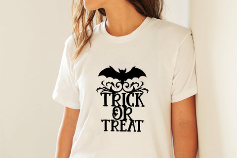 Trick Or Treat Bat Sign SVG Sublimatiz Designs 