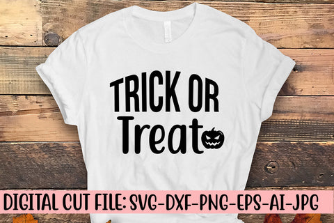 Trick Or Treat Cut File SVG Syaman 