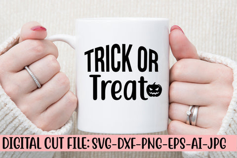 Trick Or Treat Cut File SVG Syaman 