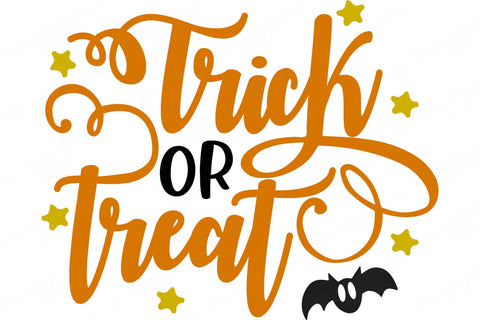 Trick Or Treat | Halloween | Fall Autumn | Cutting File and Printable | SVG DXF JPG and More! SVG Diva Watts Designs 