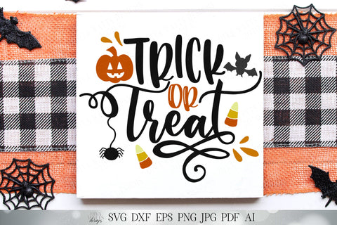 Trick or Treat - Halloween Fall / Autumn SVG Diva Watts Designs 
