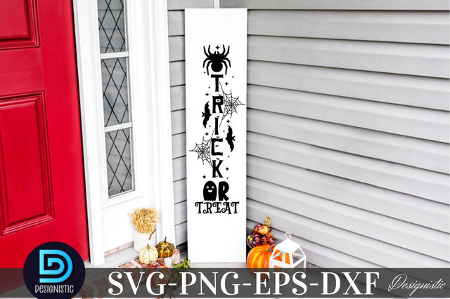 Trick or treat, Halloween Porch Sign Svg Bundle, Welcome Sign Svg SVG DESIGNISTIC 