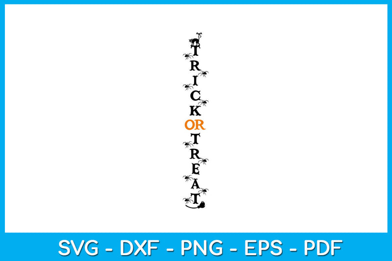 Trick Or Treat Halloween Porch Signs SVG PNG PDF Cut File SVG Creativedesigntee 