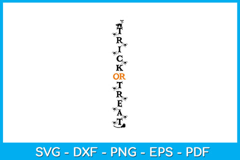 Trick Or Treat Halloween Porch Signs SVG PNG PDF Cut File SVG Creativedesigntee 