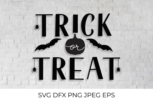 Trick or Treat. Halloween quote SVG SVG LaBelezoka 