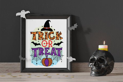 Trick or Treat, Halloween Sublimation Design Sublimation CraftLabSVG 