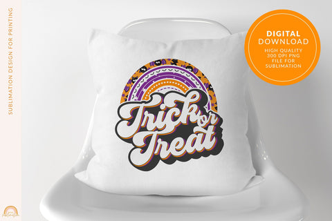 Trick or Treat Halloween Sublimation for Candy Bags HM Sublimation Pixel Sublimation 