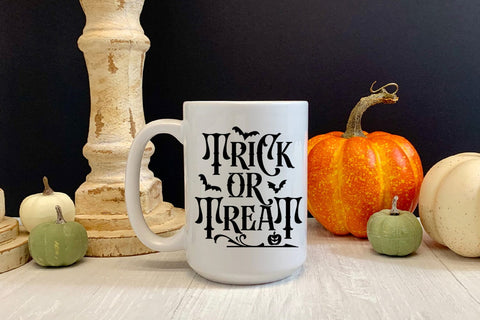 Trick or Treat Halloween SVG I Halloween Door Sign SVG SVG Happy Printables Club 