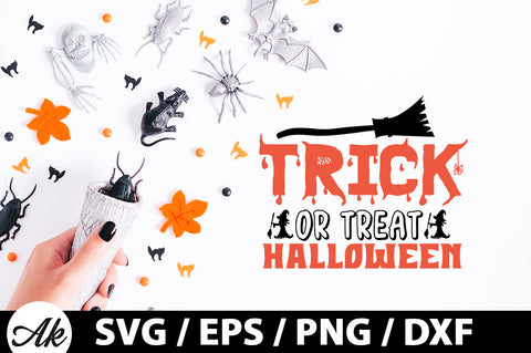 Trick or treat halloween svg SVG akazaddesign 