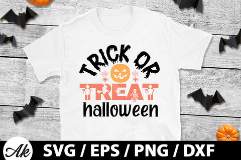 Trick or treat Halloween svg SVG akazaddesign 
