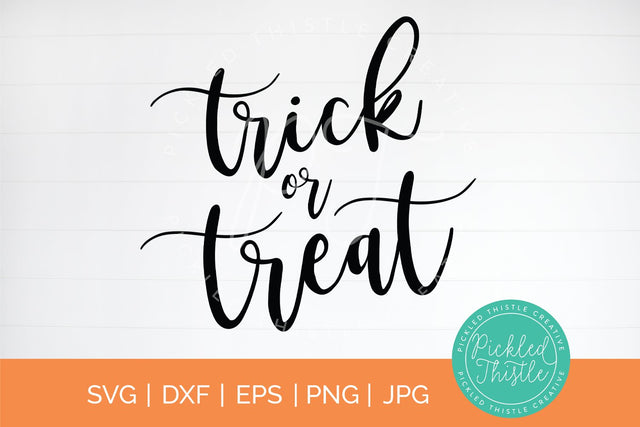 Trick or Treat Halloween SVG SVG Simply Cutz 
