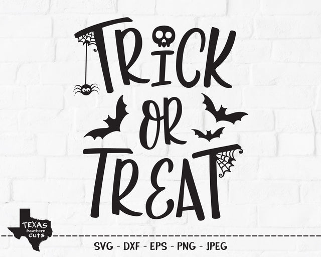 Trick Or Treat | Halloween SVG SVG Texas Southern Cuts 