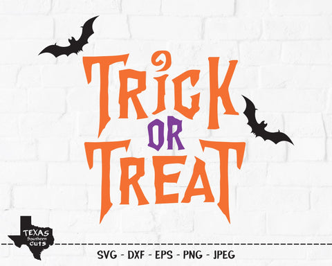 Trick Or Treat | Halloween SVG SVG Texas Southern Cuts 