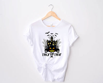 Trick or Treat Png, Halloween PNG Design, Halloween Design, Pumpkin Png, Pumpkin Witch Ghost Spooky Mom Shirt png Sublimation sassyprint 