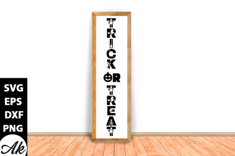 Trick or Treat Porch Sign SVG akazaddesign 