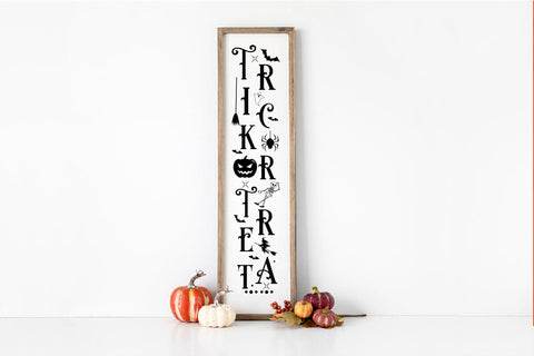 Trick Or Treat Porch Sign SVG SVGs,Quotes and Sayings,Food & Drink,On Sale, Print & Cut SVG DesignPlante 503 