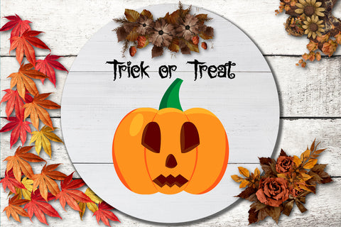 Trick or Treat Pumking Vector SVG Sublimatiz Designs 