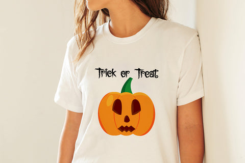 Trick or Treat Pumking Vector SVG Sublimatiz Designs 