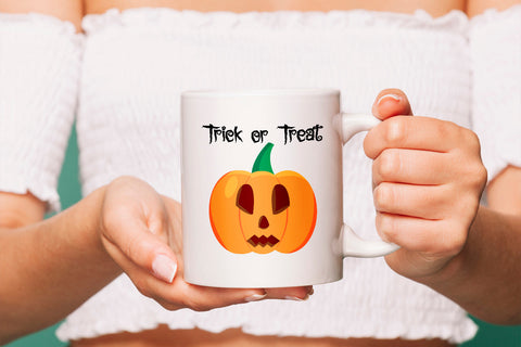 Trick or Treat Pumking Vector SVG Sublimatiz Designs 