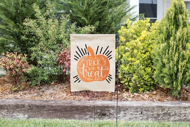 Trick or Treat Pumpkin Jack-o-Lantern Hand Lettered SVG DXF PNG SVG Cursive by Camille 