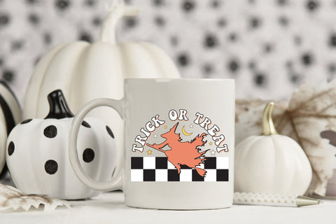 Trick or Treat | Retro Halloween Sublimation Sublimation CraftLabSVG 