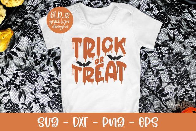 Trick or Treat - Retro Halloween SVG SVG Grace Lynn Designs 