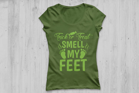 Trick Or Treat Smell My Feet| Funny Halloween SVG Cutting Files. SVG CosmosFineArt 