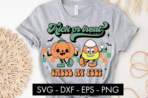 Trick Or Treat Smell My Feet SVG Cut File PNG Sublimation SVG Freeling Design House 