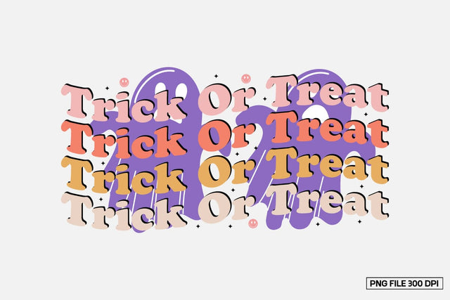 Trick Or Treat sublimation design Sublimation designmaster24 