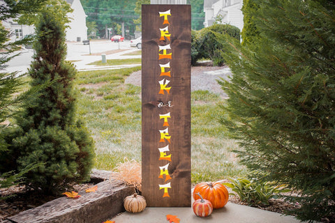 Trick or Treat SVG | Candy Corn Lettering SVG SVG B Renee Design 