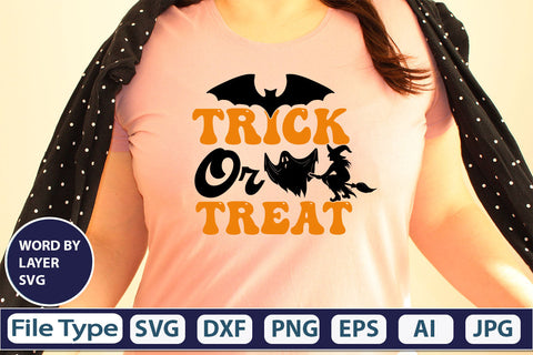 Trick Or Treat SVG Cut File SVG DesignPlante 503 