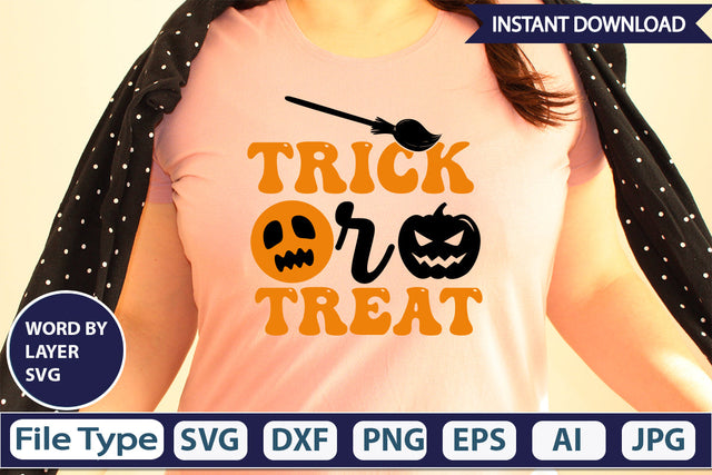 Trick Or Treat SVG Cut File SVG DesignPlante 503 