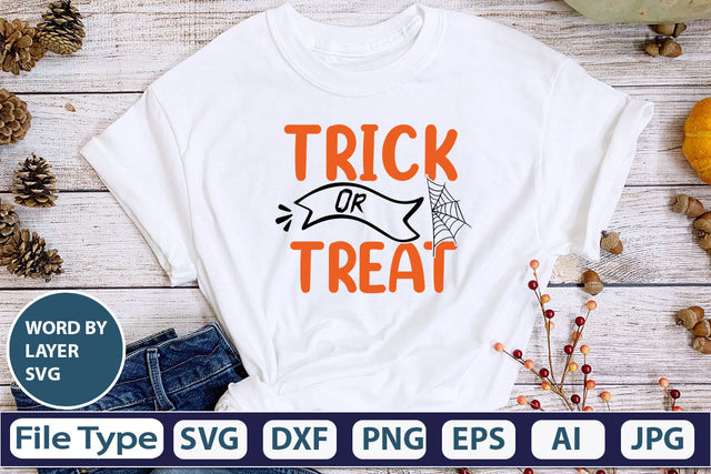 Trick Or Treat SVG Cut File SVG DesignPlante 503 